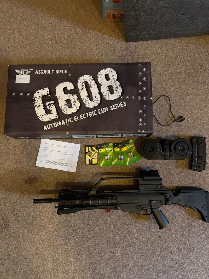 Image 1 for Jing Gong G36 E mit Visier und Trommelmagazin