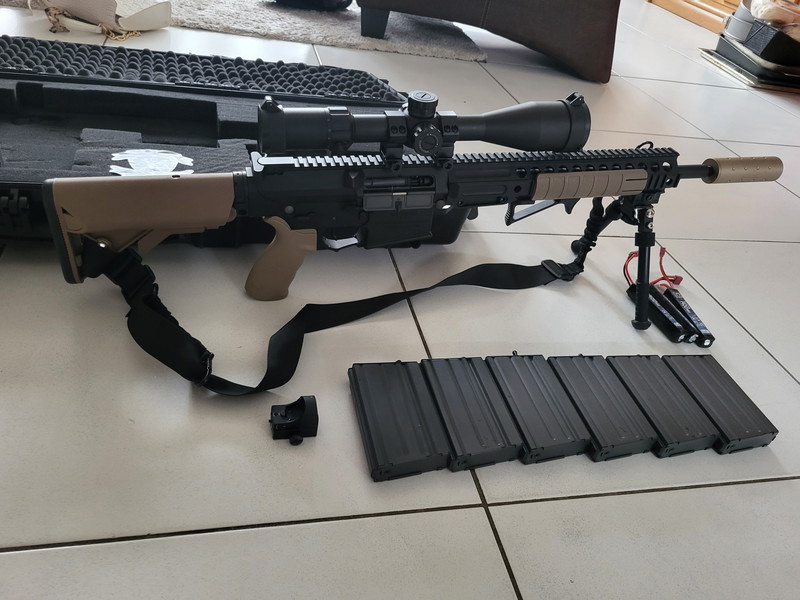 Afbeelding 1 van DCA - L129A1 DMR AEG (G&G SR25 ETU 400fps, Semi Only)