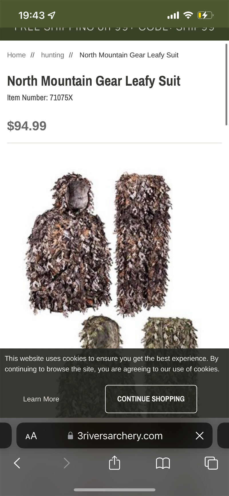Image 1 pour ghillie North Mountain Gear