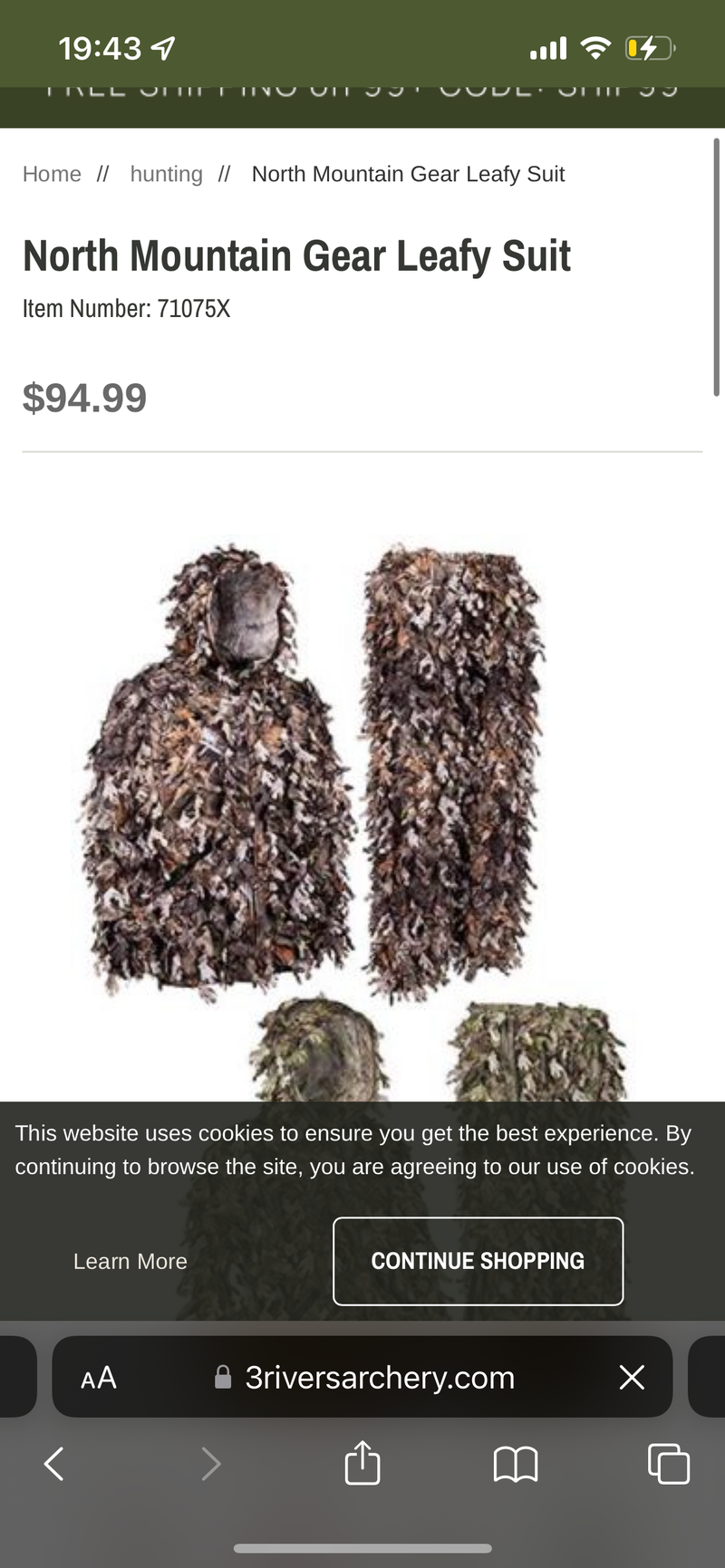 Imagen 1 de ghillie North Mountain Gear