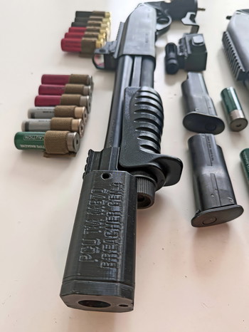 Imagen 5 de 2x Shotgun Tokyo Marui M870 Breacher HPA/Green Gas + TAPP + Tracer PCU