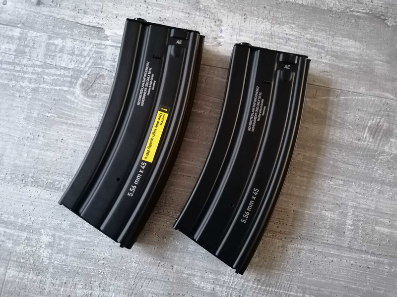 Afbeelding 1 van 2x Umarex HK416 / M4 High Cap magazijn