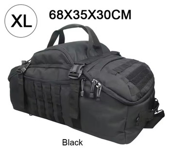 Image 2 for 80L Grote Duffel Bag Tactische Rugzak Outdoor Camping Tassen Molle Heren Rugzakken