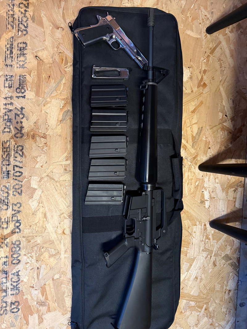 Imagen 1 de WE-Tech m16a1 Gbb / Cybergun Colt 1911