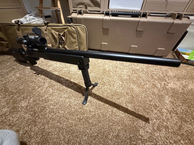 Imagen 1 de Mooie ASG Sniper 1,9 J + Standaard (inclusief Nikko Stiringling MountMaster 4x32)