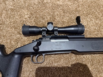 Imagen 3 de Mooie ASG Sniper 1,9 J + Standaard (inclusief Nikko Stiringling MountMaster 4x32)