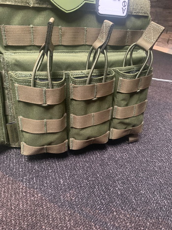 Image 2 for Triple molle open 5.56mm mag pouches - OD green Warrior Asault Systems