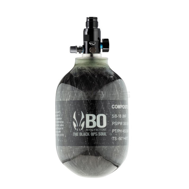 Afbeelding 1 van HPA CARBON 0.5L BOTTLE - 4500 PSI + DYE REGULATOR