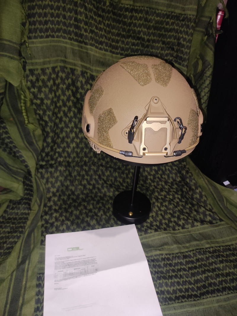 Image 1 for Casque nij3A coyotte