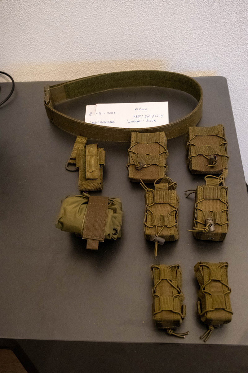 Image 1 for Tactical belt en pouches te koop dump pouch pistol mag grenade