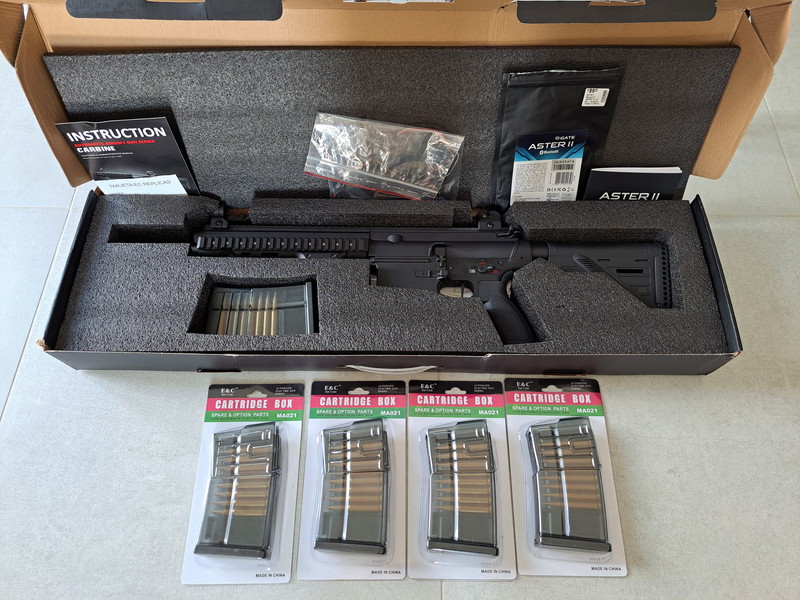 Image 1 for Nieuwe e&c 202 | HK 417 dmr + 4 extra mags