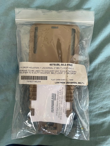 Image 3 for Safariland universal belt adapter