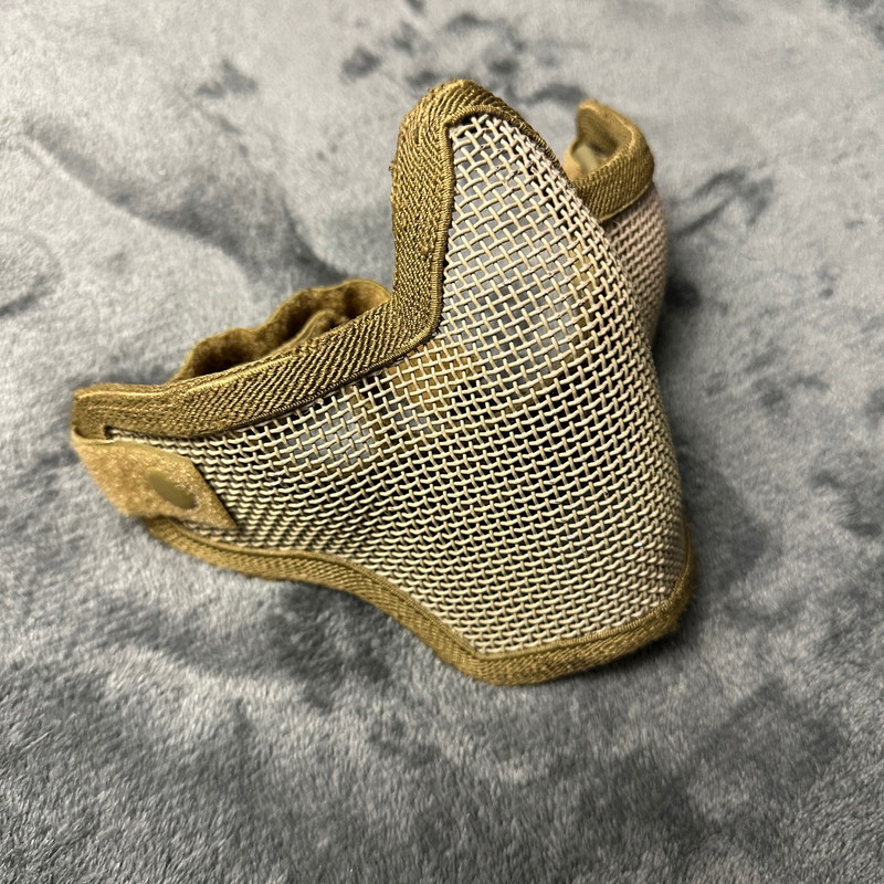 Imagen 1 de Mesh masker gezichtsbescherming kleur tan