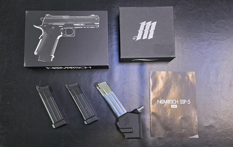 Image 1 for SSP5 (upgraded)+ 3 magazines (de betere TM mags) + Monk M4 adapter