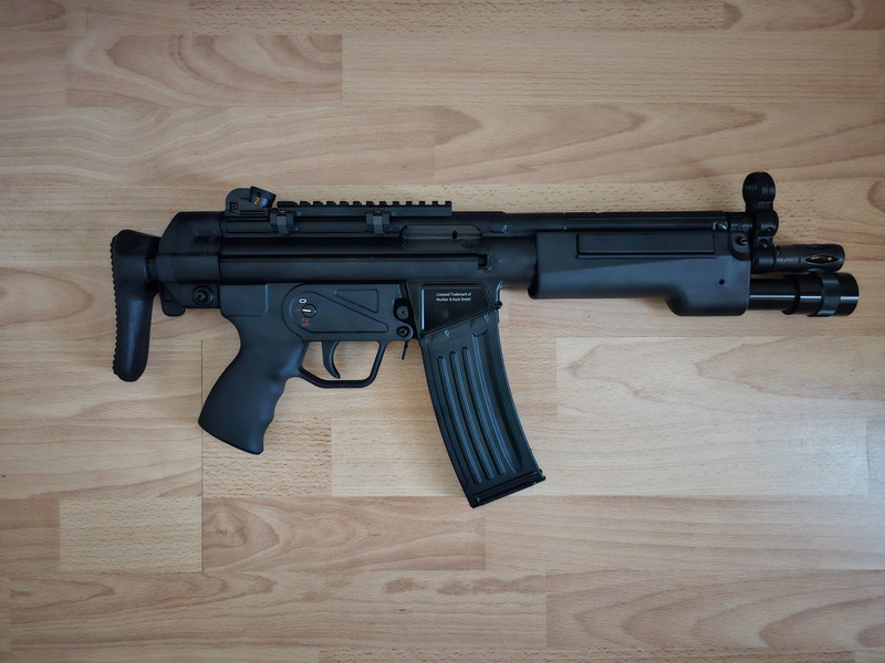 Image 1 pour VFC HK53 GBB F mark met top rail en v-light handguard