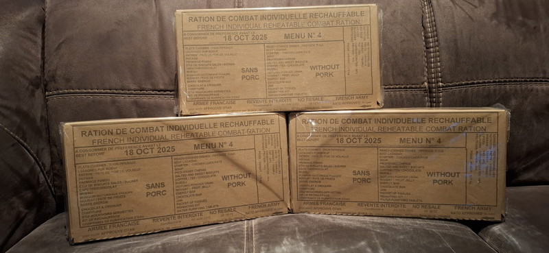 Afbeelding 1 van Franse leger/noodrantsoenen!!!