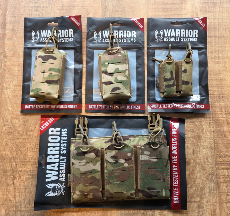Bild 1 für Warrior Assault Systems Laser cut mag pouches in Multicam