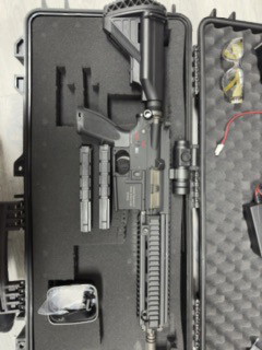 Bild 3 für HK416 Full Metal + Geweerkoffer en Accessoires