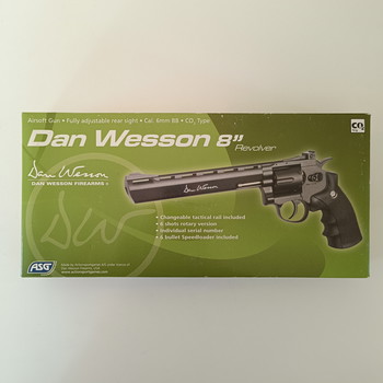 Imagen 2 de ASG Dan Wesson 8 inch Revolver Grey (High Power) CO2
