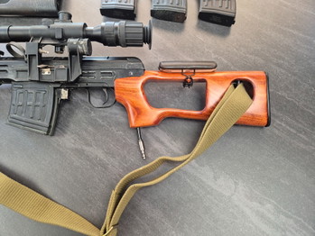 Bild 2 für A&K SVD Dragunov | HPA | Gerestaureerd | DMR | Real wood