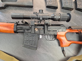 Bild 4 für A&K SVD Dragunov | HPA | Gerestaureerd | DMR | Real wood