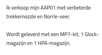 Imagen 5 de Aap 01 met hpa adapter en mp7 kit