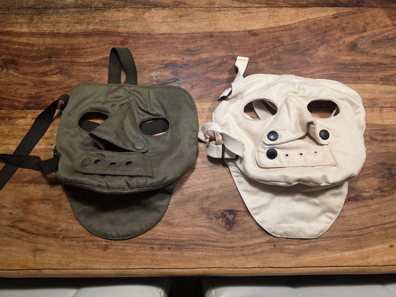 Image 1 for Genuine KL Cold Weather Face Mask in Groen en Wit