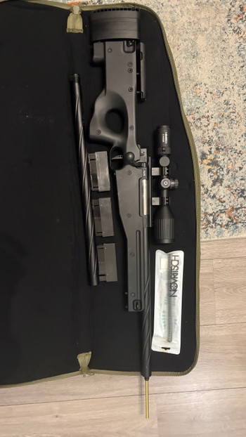 Image 3 for Complete Airsoft set SSG96, Lancer Tactical Gen 3, SSP18 + accessoires