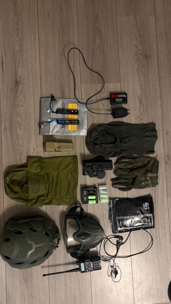 Image 5 for Complete Airsoft set SSG96, Lancer Tactical Gen 3, SSP18 + accessoires