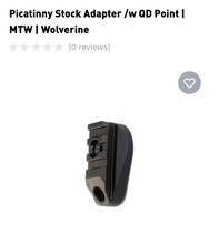 Image pour Gezocht! Picatinny Stock Adapter /w QD Point | MTW | Wolverine