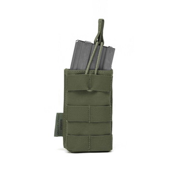 Image 3 for 2x Single molle open 5.56mm mag pouch- OD green Warrior Assault Systems