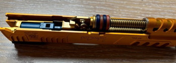 Image 3 for Tokyo Marui Hi-Capa 5.1 Gold Match Custom (AM SpeedCat Slide + Tracer)