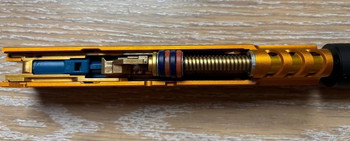 Image 4 for Tokyo Marui Hi-Capa 5.1 Gold Match Custom (AM SpeedCat Slide + Tracer)