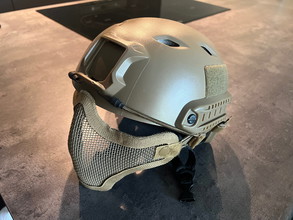 Image for Helm + facemask size M/L