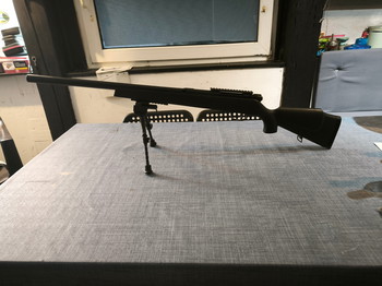 Imagen 3 de UHC Super X-9 Bolt Action Airsoft Springer Sniper Rifle incl. Bipod