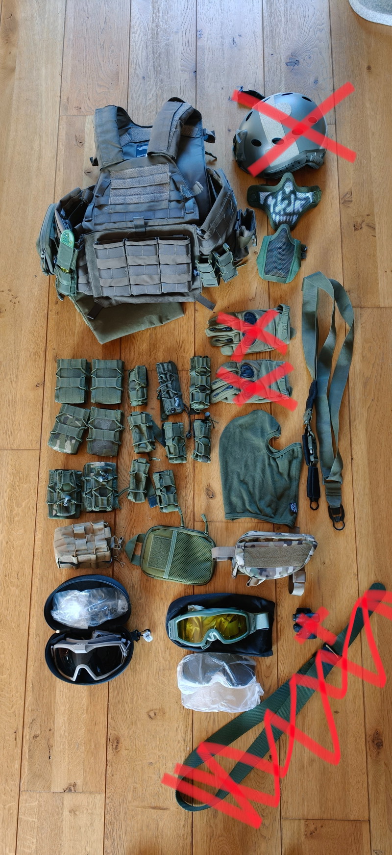 Imagen 1 de Plate carrier / Pouches / Bril / sling / accessoires