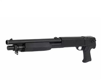 Image 3 for Double Eagle airsoft shotgun M56B three-shot Black