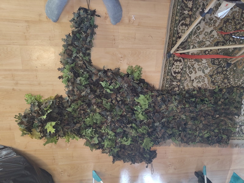 Immagine 1 di Gecrafte Novritsch Flecktarn Ghillie suit (bovenkant is een cape)