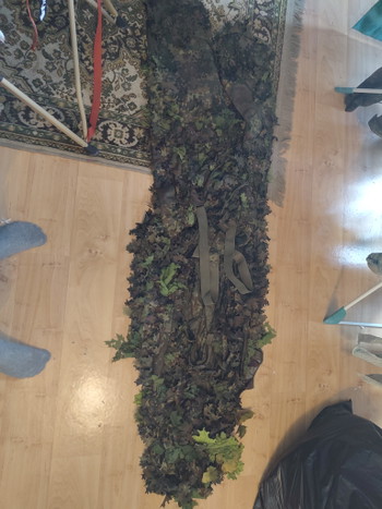 Immagine 2 di Gecrafte Novritsch Flecktarn Ghillie suit (bovenkant is een cape)