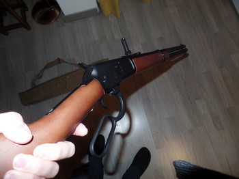 Image 4 for A&K Winchester 1892 wood stock action lever/repeater.