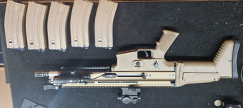 Image 5 for Super dikke WE Scar-L GBB rifle met accesoires