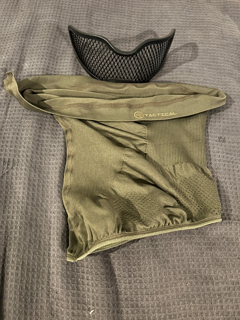 Image 1 for NB tactical Neck Gaiter V2 OD green + Fortis V2