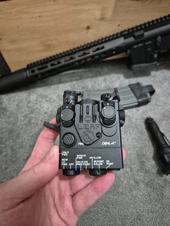 Afbeelding 2 van Metal DBAL-A2 Green & Red laser en lamp module