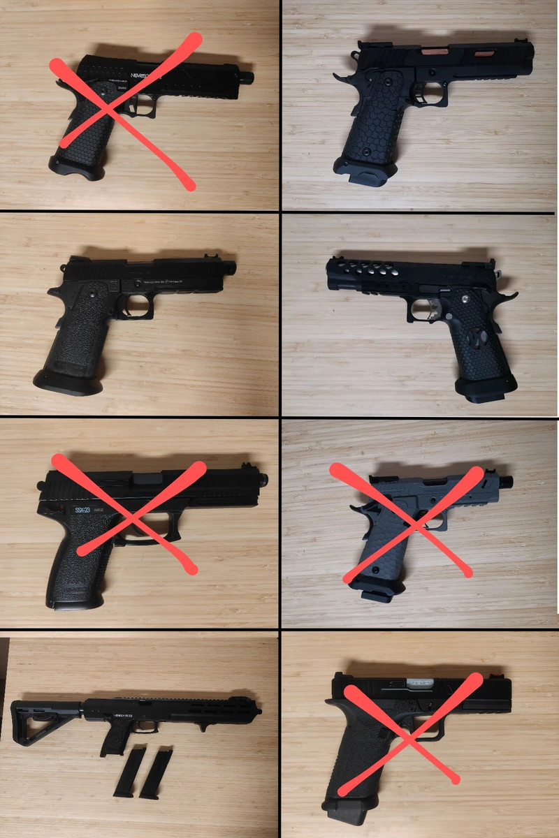 Image 1 pour NIEUWE GBB Pistols/RIfles te koop