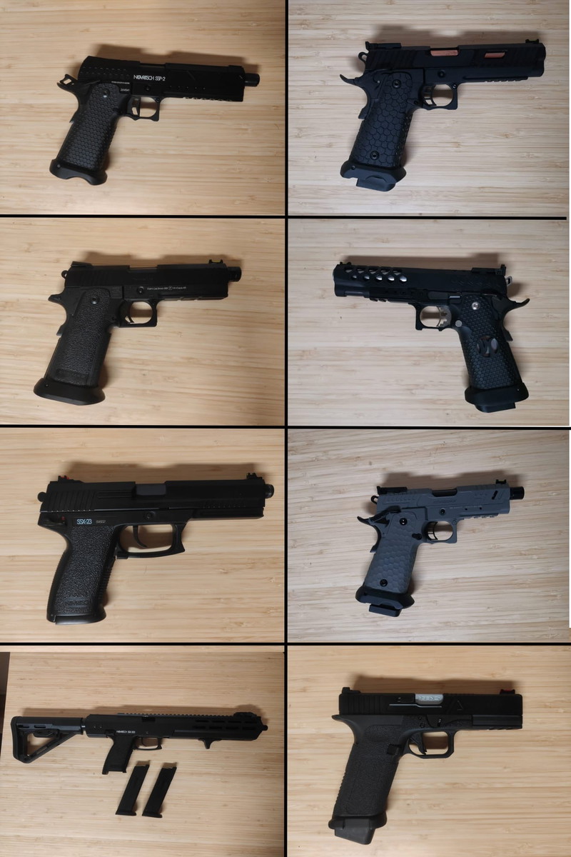 Afbeelding 1 van NIEUWE GBB Pistols/RIfles te koop