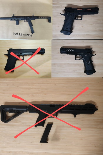 Afbeelding 4 van Heel Veel GBB Pistols &(aeg)Rifles te koop