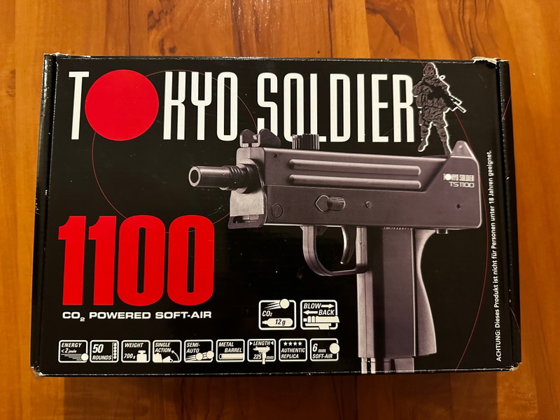 Image 1 pour Tokyo Soldier 1100/ MAC 10 CO2 Blowback