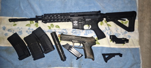 Image for Beginners setCombat machine M4 3 magazijnen Snake print mk23