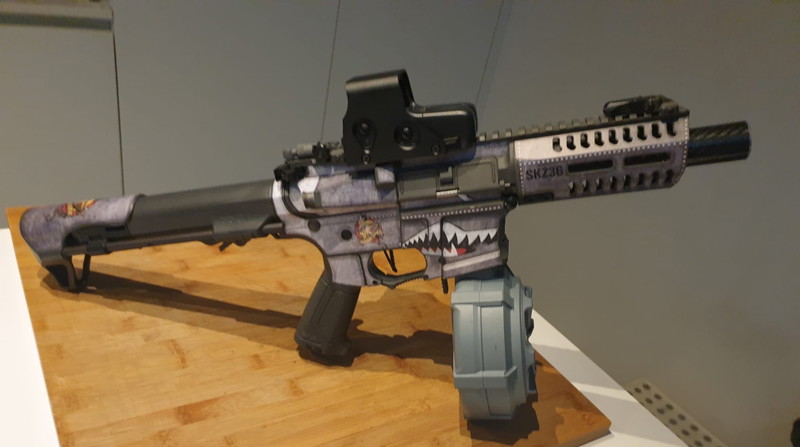 Image 1 for Custom ARP9 Upgraded with carbon tracer , and new red dot