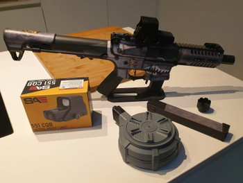 Image 7 for Custom ARP9 Upgraded with carbon tracer , and new red dot